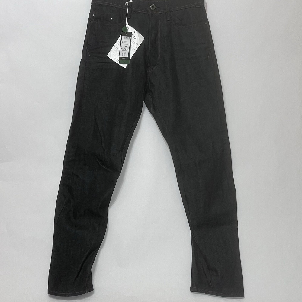 G-Star Raw Design Button Fly Jeans Men 31x32 Arc 3D KIR Denim Organic 2.0 Blue